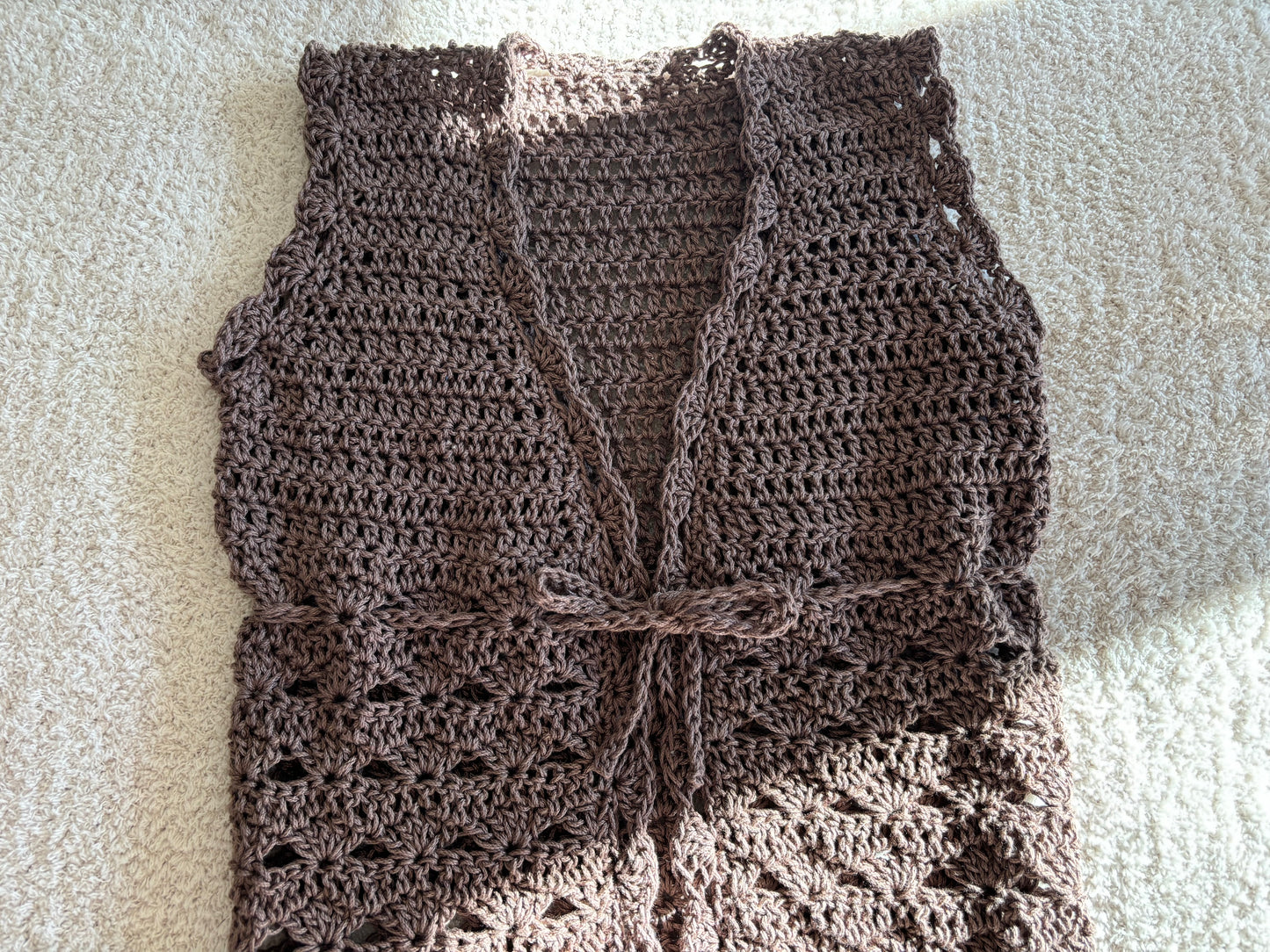 Shell Vest Crochet Pattern