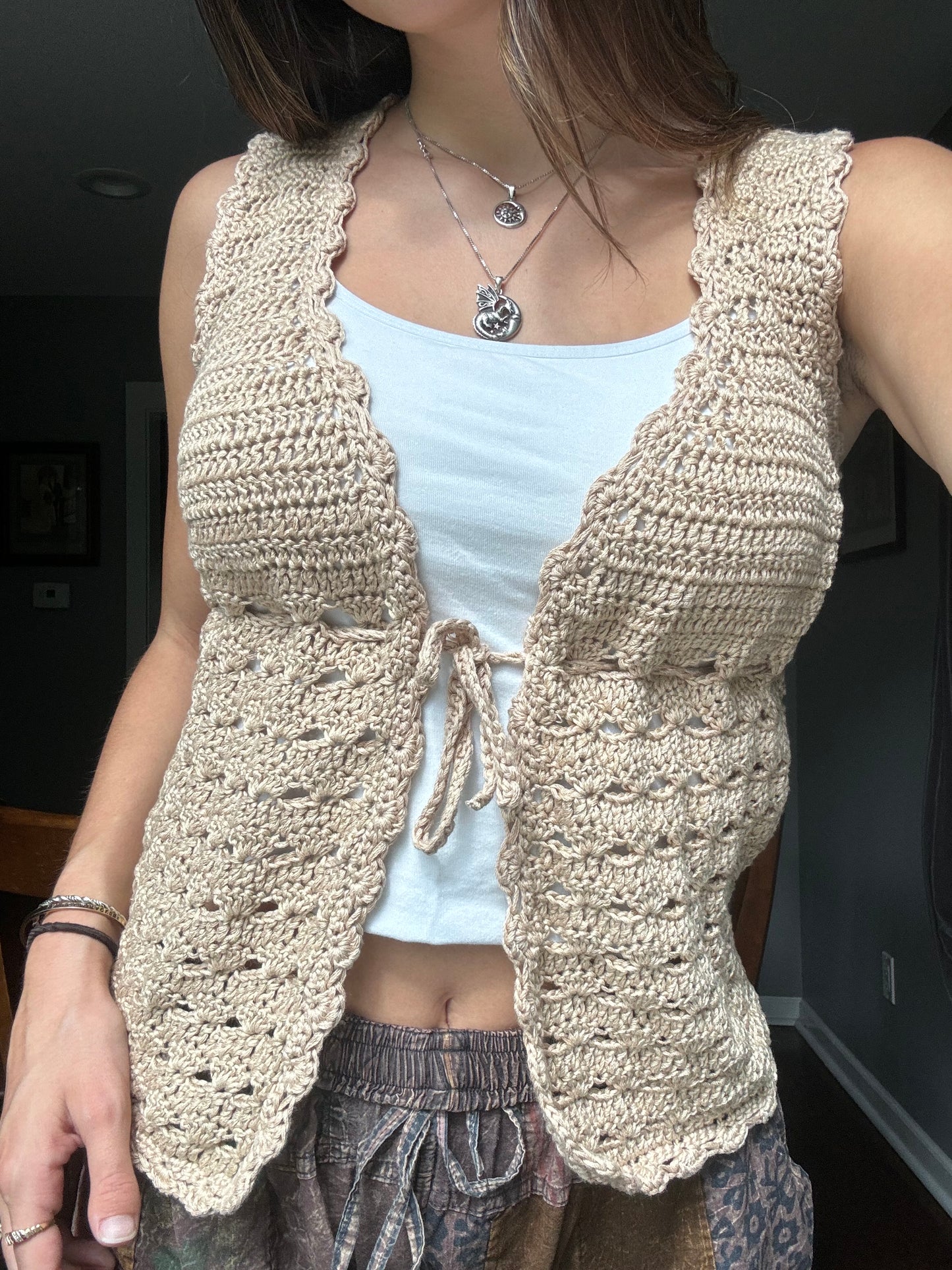 Shell Vest Crochet Pattern